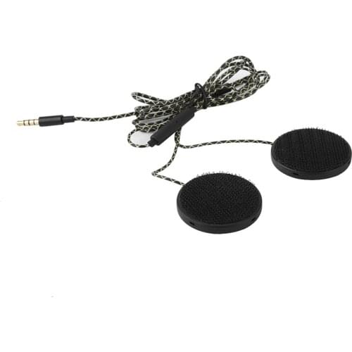 1 Piece Motorcycle Helmet Headset Headphone Speaker Plug And Play Support Hands-Free Calling For Ios MP3 Computer 3.5 Interface