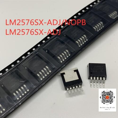 [ 10pcs/1lot ]100%New original: LM2576SX-ADJ/NOPB LM2576SX-ADJ LM2576SX -ADJ - IC REG BUCK ADJ 3A DDPAK/TO-263-5