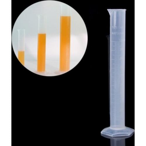 100ml Plastic Hydrometer Test Tube For Homebrew Whiskey Alcohol Beer Wine Mead QX2E