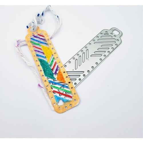 2.8*11.1cm grid bookmark die Cutting dies metal crafts paper die-cutting /DIY embossing Easter Halloween Scrapbooking