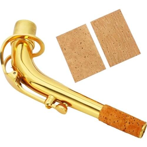 2pcs Natural Sax Neck Cork Sheet for Soprano /Tenor/ Alto Saxophone Part Accessories