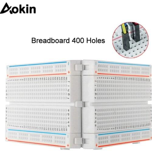 400 holes/tie points Breadboard Solderless Prototype PCB Board 400 Pin for Arduino Raspberry Pi