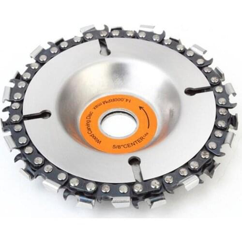 5-inch angle grinder grinder disc chain,wood slotted saw blade,4-inch chain plate,cutting blade cutting angle grinding wood tool
