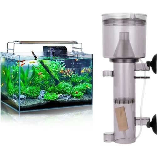 Aquarium Marine Fish Coral Tank RS-4002 / 4003 Internal Hang on Air Driven Protein Skimmer with Wood Stone Tubing