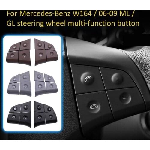 Car Multifunction Audio St eering Wh eel Button for Mercedes-Benz W164 GL ML 2006-2009