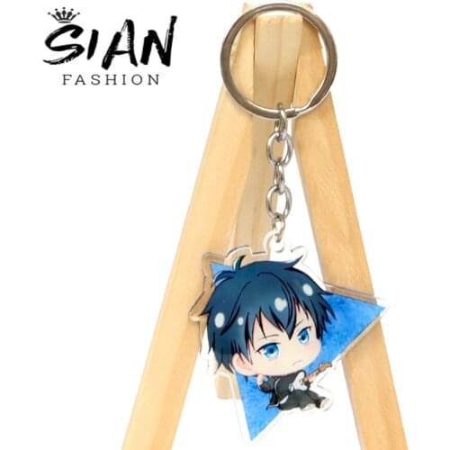 SIAN Cosplay Anime GIVEN Double Sided Acrylic Key Chain Cartoon Character Shape School Bag Pendant for Boy And Girl Key Trinkets