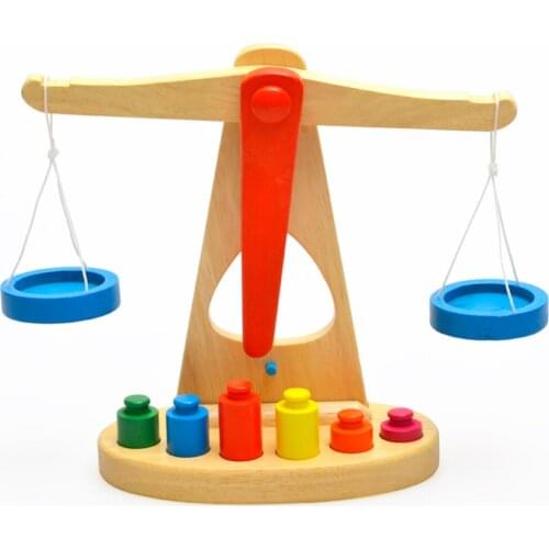 Balance teaching aids childrens balance game 1-2-3-4 year old baby early teaching building blocks toys