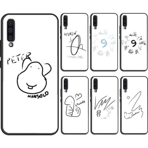 Stray Kids Signature For Samsung Galaxy A51 A71 A31 A41 A10 A30 A50 A70 A52 M31 A20e A21S A12 M31S Phone Cover