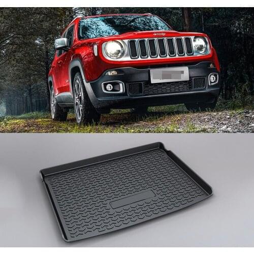 For Jeep Renegade 2015-2020 Car Trunk Mat Waterproof 3D TPO Cargo Rear Trunk Floor Mat Car Car Styling Accessories