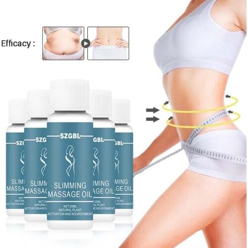 5PCS Slimming Products Lose Weight Essential Oils Thin Leg Waist Fat Burner Burning Anti Cellulite Weight Loss Slimming Oil
