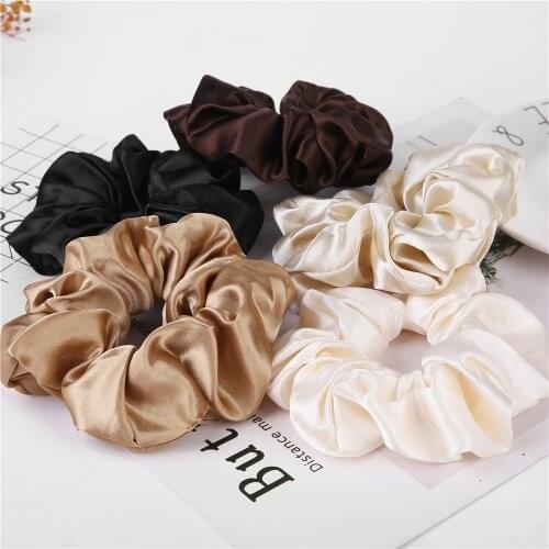 Elastic Hair Bands Pure Color Rubber Band Hair Accessories Gum for Hair Ponytail Rubber Bands Holder Casual Home Headdress