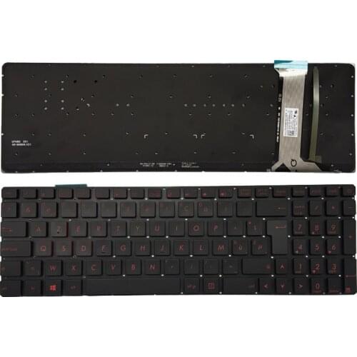 Belgian backlit laptop keyboard for ASUS ZX50JX ZX50VW ZX50VX ZX70VW ZX70 ZX70V Black keyboard