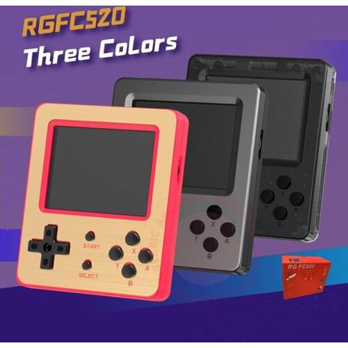 RG FC520 Retro Game Console 8 Bit VIB Game Mini Video Console Portable Handheld Game Player Boy Kids Xmas Gift