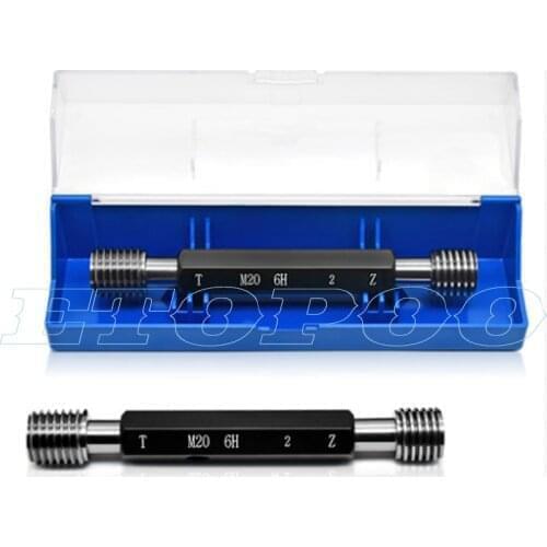 M2 M3 M4 M5 M6 M7 M8 M9 M10 Metric 6H Steel Double End Hex Handle Thread Plug Gage Gauge With Case M7 M8 M9 M10 M11M12M13M14M16