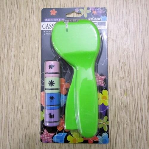 Mini Printing Set Paper Hand Shaper Scrapbook Tags Cards Craft DIY Punch Cutter Tool punches hole paper