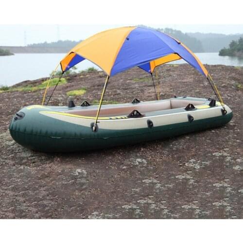 Inflatable Boat Fishing Kayak Kit Sailing Awning Canopy Folding Sunshade Boat Tent Kayaking Accessories 295*137*43CM