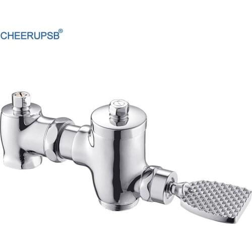 Press Button Flush Valve WC Accessories Toilet Tank Parts Urinoir Flush Water Closet Valve Split Wash Water Drain Adjustable K01