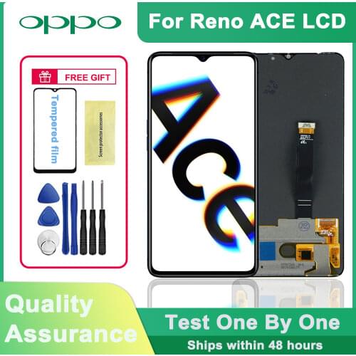 6.5" original AMOLED LCD display for OPPO Reno ACE LCD screen replacement parts for Reno Ace LCD touch screen components