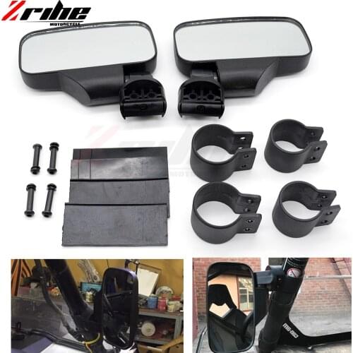 FOR POLARIS RANGER 400/500/700/800 For Polaris RZR XP1000 and XP4 1000 1.75" Rear View Mirror Break-Away Shock-proof Rubber Pad