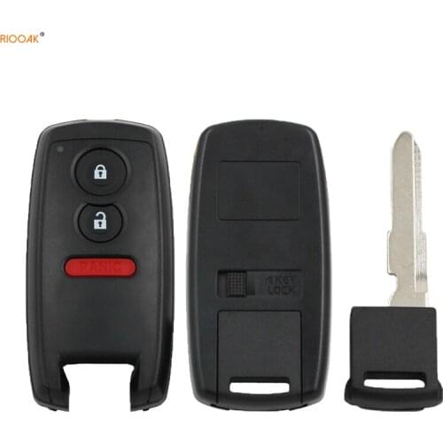 RIOOAK New Remote Car Key Shell For Suzuki Grand Vitara 2006-2012 For Swift SX4 SX-4 XL-7 XL7 3 BUTTON Uncut Blade Key