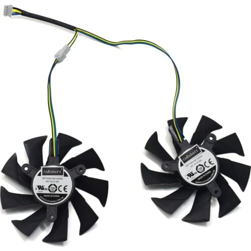 New 85mm 4Pin Cooler Fan Replace For ZOTAC GTX1060 6GB GTX 1070 Mini GTX 1050Ti Graphics Card Cooling Fan GFY09010E12SPA GA91S2H