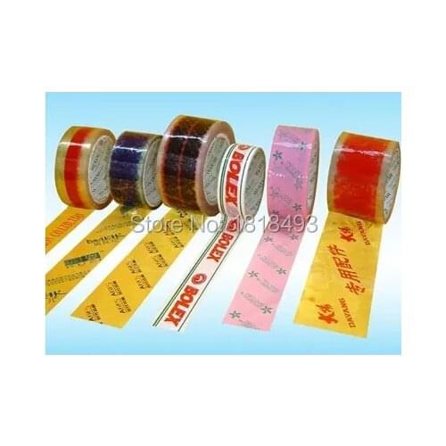 Customize adhesive tape with logo/colorful adhesive ribbon/warning tape/carton sealing tape/gift box packing tape/ribbon print