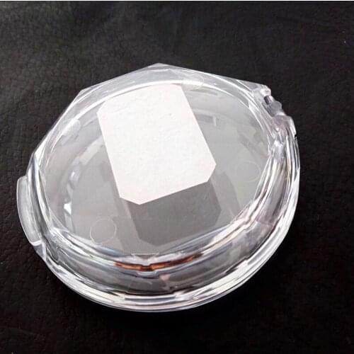 10 Pcs/Lot Round False Eyelash Storage Packing Box Eyelash Boxes Transparent Empty Lash Case Reuseable Crystal Lash Storage