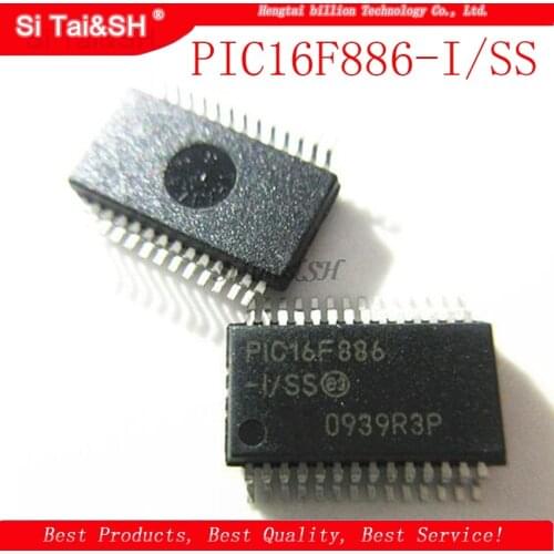 2pcs/lot PIC16F886 PIC16F886-I/SS SSOP28