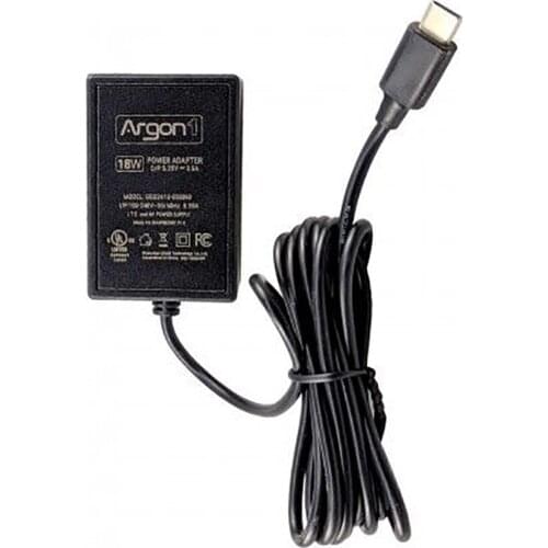 US Plug - Argon ONE Pi 4 Power for Raspberry Pi 4 B 3.5 Amps Regulated 18 WATTS