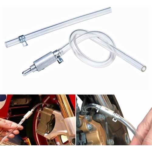 Car Motorcycle Brake Bleeder Clutch Bleeding Hose Tool Kit Motorcycle Exhaust Pipe Oil Filters One Way Valve &Tube TD-022-01