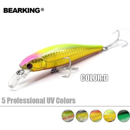 Bearking brand M02 1PC 11cm 17g Hard Fishing Lure Crank Bait dive 1.5m Lake River Fishing Wobblers Carp Fishing Baits