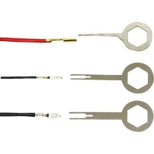 Cimiva 3pcs Car Plug Circuit Board Wire Harness Terminal Extraction Pick Connector Crimp Pin Back Needle Remove Tool Set 0.43JC