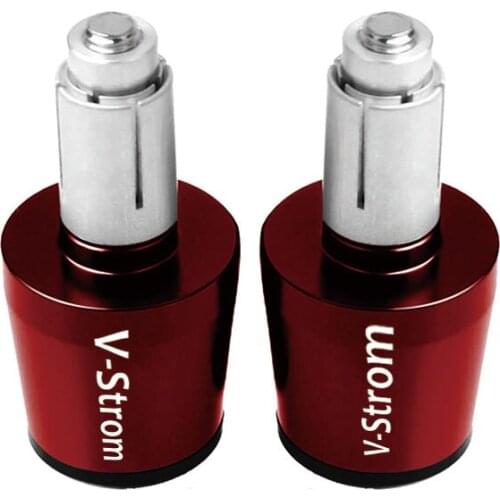 For Suzuki DL650 V-STROM DL 650 VSTROM 2004-2009 7/8'' 22MM Motorcycle Handlebar Grips Handle Bar Cap End Plugs