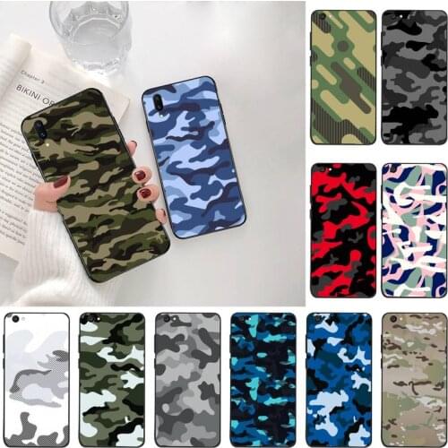 Camouflage Pattern Camo military Army Phone Case For Vivo Y91c Y17 Y51 Y67 Y55 Y7s Y81S Y19 V17 vivos5