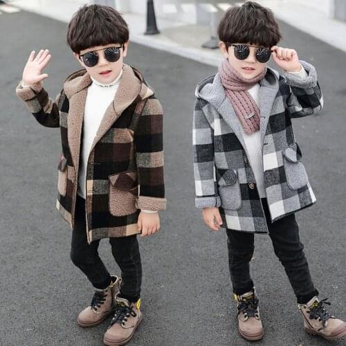 New Sale Children Clothes Kids Toddler Boys Coats Fashion 2021 Autumn Winter Warm Casual Baby Outwear Thicking Boys Jackets Coat