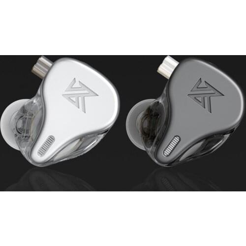 Newest KZ DQ6 3DD Dynamic Drive Unit In Ear Earphones HiFi Music Sports Headset With 2PIN Silver-plated Cable KZ Earphones