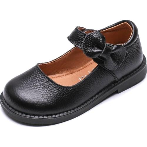 Autumn new girls Geniune leather shoes baby single shoes cowhide performance shoes children princess shoes girls leather shoes