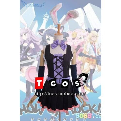 Show By Rock!! Guitarist Chuchu Cosplay Costume , Perfect Custom For You