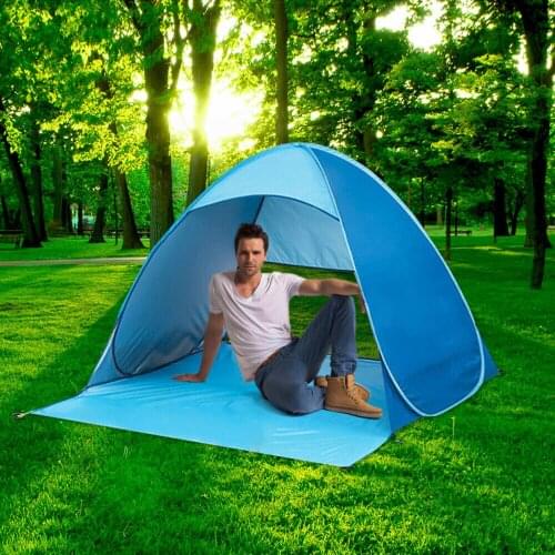 Fully Automatic Tent With Anti-Ultraviolet Coating No Need to Build Camping Beach Sunscreen Quick-Open Outdoor Camping Tent