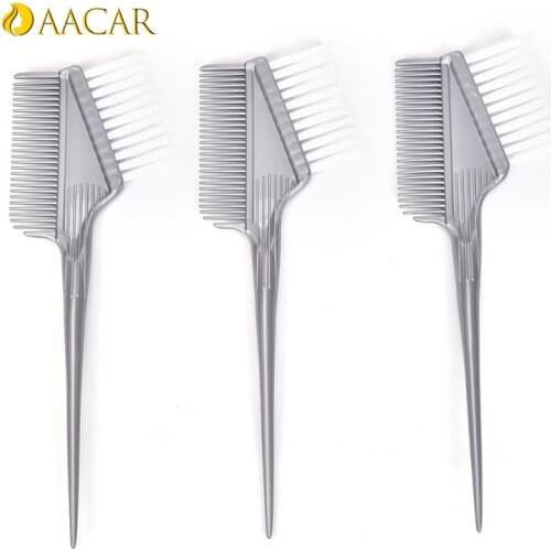 Hair Drying Brush Tinting Combs Hair Color Brush Hair Styling Tools Professional Hairdressing Double Side Dye Comb With Nylon