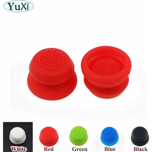 YuXi 8pcs Silicone Extra High Joystick Extended Analog Thumb Grips for PS4 Pro Slim Controller Cover for PS3 for Xbox one