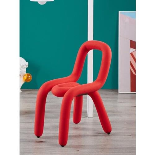 TT Chair Nordic Ins Creative Home Back Chair Simple Modern and Unique Dining Chair Stool