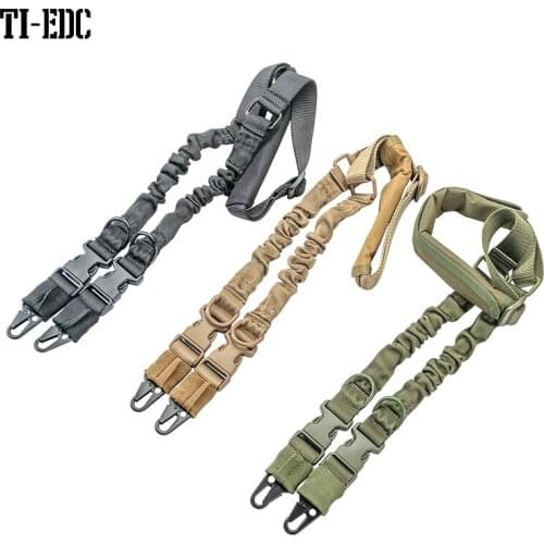 Tactical Single Point Rifle Sling Shoulder Strap Nylon Adjustable Airsoft Paintball Military Gun Strap Army Hunting Accessories