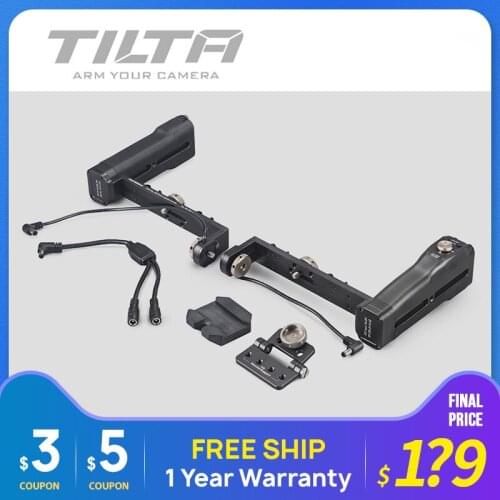 TILTA Bluetooth Dual Grip Battery Handle w/ ON/OFF button for G1 G2 G2X Tilta 3-AXIS Gimbal stabilizer Gravity G Series