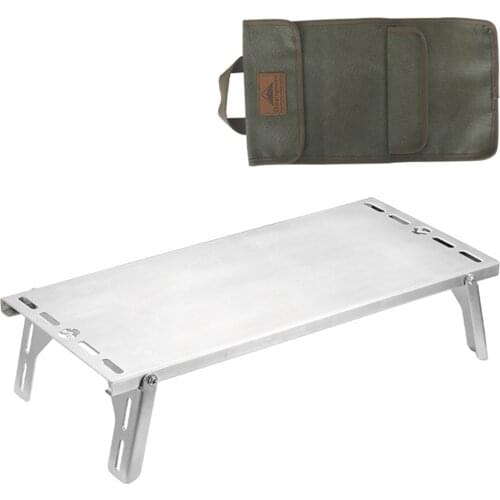 Outdoor Folding Stove Table Portable Camping Stove Stand Bracket Holder For Fishing Hiking Climbing Picnic