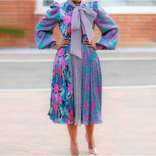 Knee Length Long Sleeves A-Line Dresses Evening Dress Prom Party Robe De Soiree Formal Pleated Dress simple robe