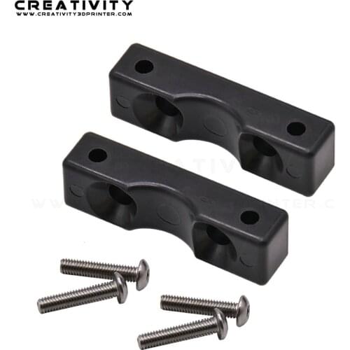 1Set Aluminum Z axis Stepper Motor Mount and Fixing Plate with Screw and Nut Kit for Ender-3/Ender-3S/Ender-3pro/CR-10