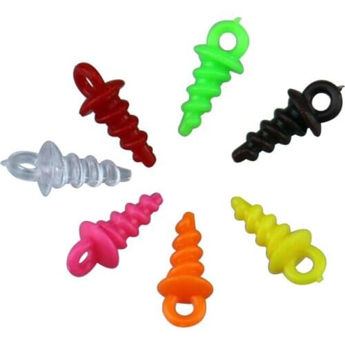 10PCS Wise Tackle Carp Fishing Plastic Bait Screws / Pop Up Bait - Terminal Rig - Tackle Carp Terminal tackle