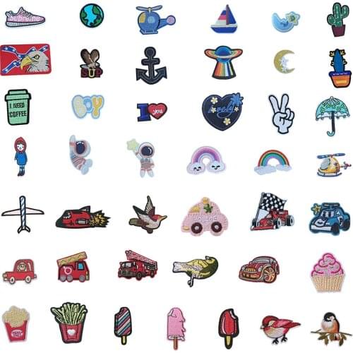 Car self-adhesive childrens badge can be sewn jeans jacket patch fabric DIY craft clothing supplies accessories 1PCS for sale