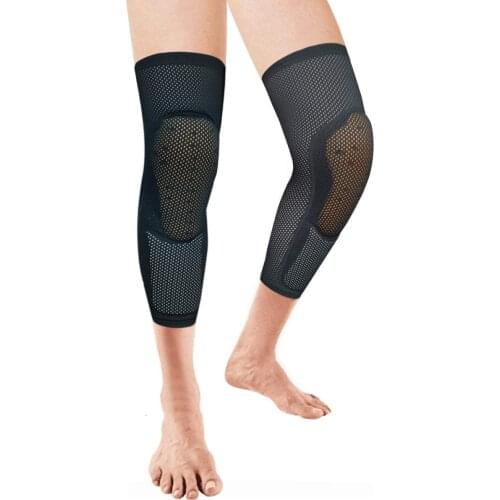 Benken 1 Pair Compression Knee Support Sleeve Protector Elastic Kneepad Brace Springs gym Sports basketball Volleyball Running